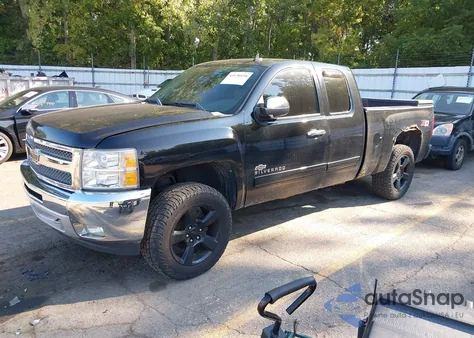 2012 Chevrolet Silverado 1500 Lt из США, поврежденный, VIN 1GCRKSE7XCZ144674